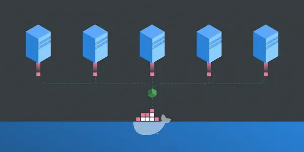 Docker connecting multiple services together on a server